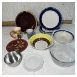 Assorted Dishes- Plates, Bowls, Mugs