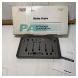 Radio Shack 4-Channel Audio Mixer with Tone