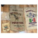 14-Burlap Bags