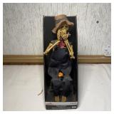 Halloween Animated Skeleton Playing Harmonica