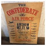 Original Vintage Poster Confederate Air Force Show