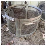 Cylindrical Outdoor Fire Pit Spark Screen