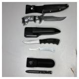Tactical Survival Pen, Knives, & Sheaths -