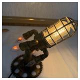 Steampunk Rocket Lamp