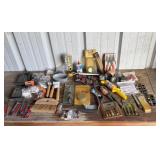 Table Lot- Punch Set, Brass Coupler, Spark