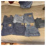 7- Wranglers Med Denim Jeans 36x30