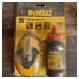 New DeWalt 100' Chalkline Kit