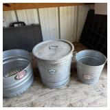 3- Galvanized Pots