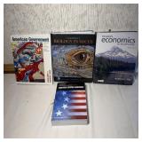 (4) Textbooks- American Government, Biology in