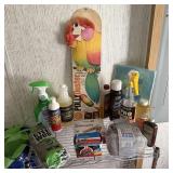 Assorted Cleaning Supplies- Duster, Spray