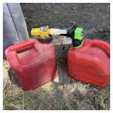 (2) Gas Cans- 2 1/2 Gal & 2 Gal