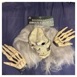 Halloween Hands & Mask Ghostly Bone