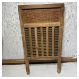Vintage Golden-Beam Brass Washboard
