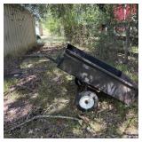 Tow-Behind Steel Utility Dump Cart