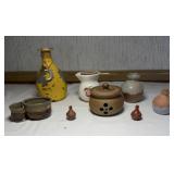 Assorted Pottery/Ceramic/Glass Decor