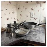 4- Skillets/Pots- Ultrex II, Michlangelo