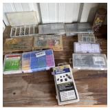 Table Lot- Cotter Pins, Plastic Plug Anchor