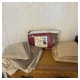 Assorted King Size Sheets & Pillow Case