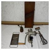 Vintage Kitchen Supplies- Wood Slaw Board,