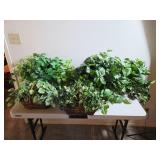 4 Artificial Plants in Baskets