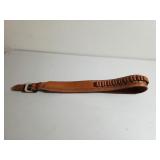 Vintage Western Style Brown Leather Belt