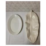 California Pottery Ceramic Leaf Platter