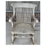 Vintage White Rocking Chair