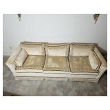 Vintage Broyhill Gold Velvet / Velour Sofa