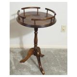 Vintage Round Top Accent Table