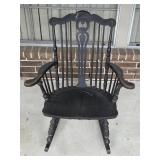 Vintage Black Rocking Chair