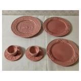 Bordallo Pinheiro Pink Rabbit Ceramic Dishes