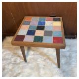 Mid Century Modern Mosaic Tile Plant Stand/Table