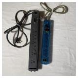 (2) Surge Protector Power Strips