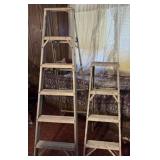 (2) Aluminum Ladders