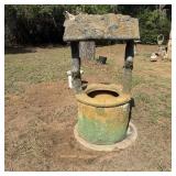 Concrete Garden Wishing Well