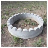 Circular Tree Ring Concrete Curved