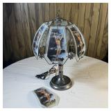 Jesus on Cross Touch Base Table Lamp with Glass