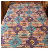 Vintage Southwestern Aztec Blanket