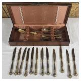 Vintage Godinger Silver-Plated/Gold-accented