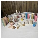 Vintage Lotions, Sprays, Powders- White