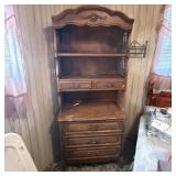 2 Pc. French Provincial Hutch
