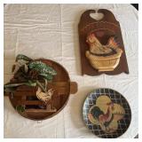 Rooster/Chicken Wall Signs/Plate