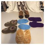 Crocket Shoes/Socks, Beaded Moccasins