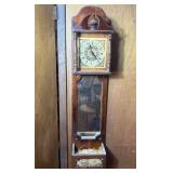 Vintage Miniature Grandfather Style Wooden Wall