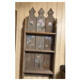 Picket-Fence Hand Painted Shelf