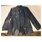 Valerie By Valerie Stevens Black Leather Coat