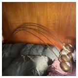 Vintage Multi-Arm Brass Arc Floor Lamp
