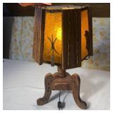 16" Vintage Arts & Crafts Spanish Revival Carved