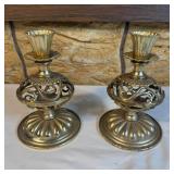(2) 7" Ornate Metal