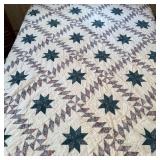 #15 Star Block Patchwork Quilt